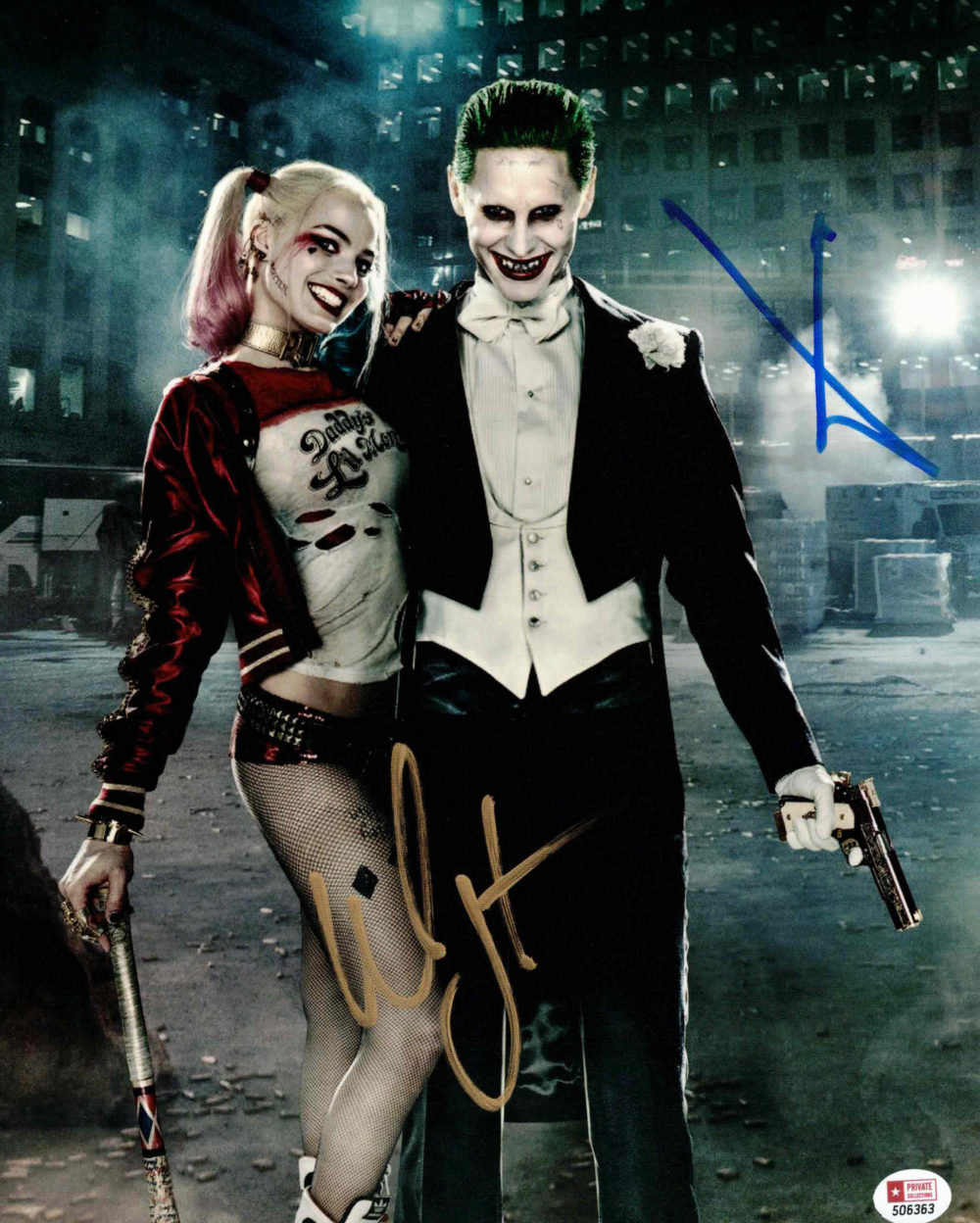 Margot Robbie & Jared Leto / Sebevražedný oddíl - autogram