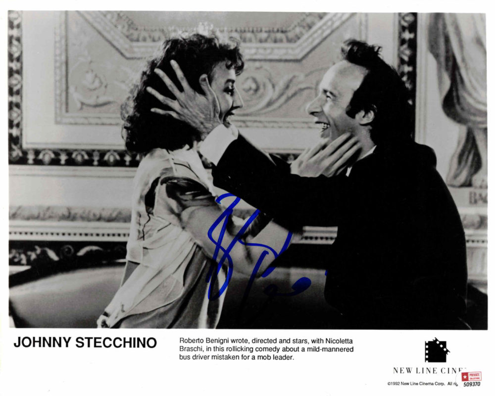 Roberto Benigni - autogram