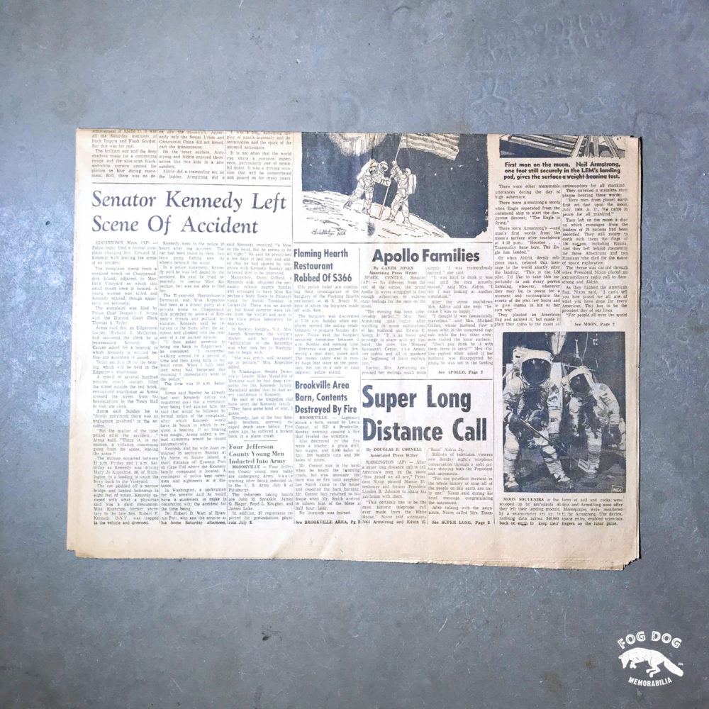 Vydání novin z 21.7.1969 - ONE SMALL STEP FOR MAN...