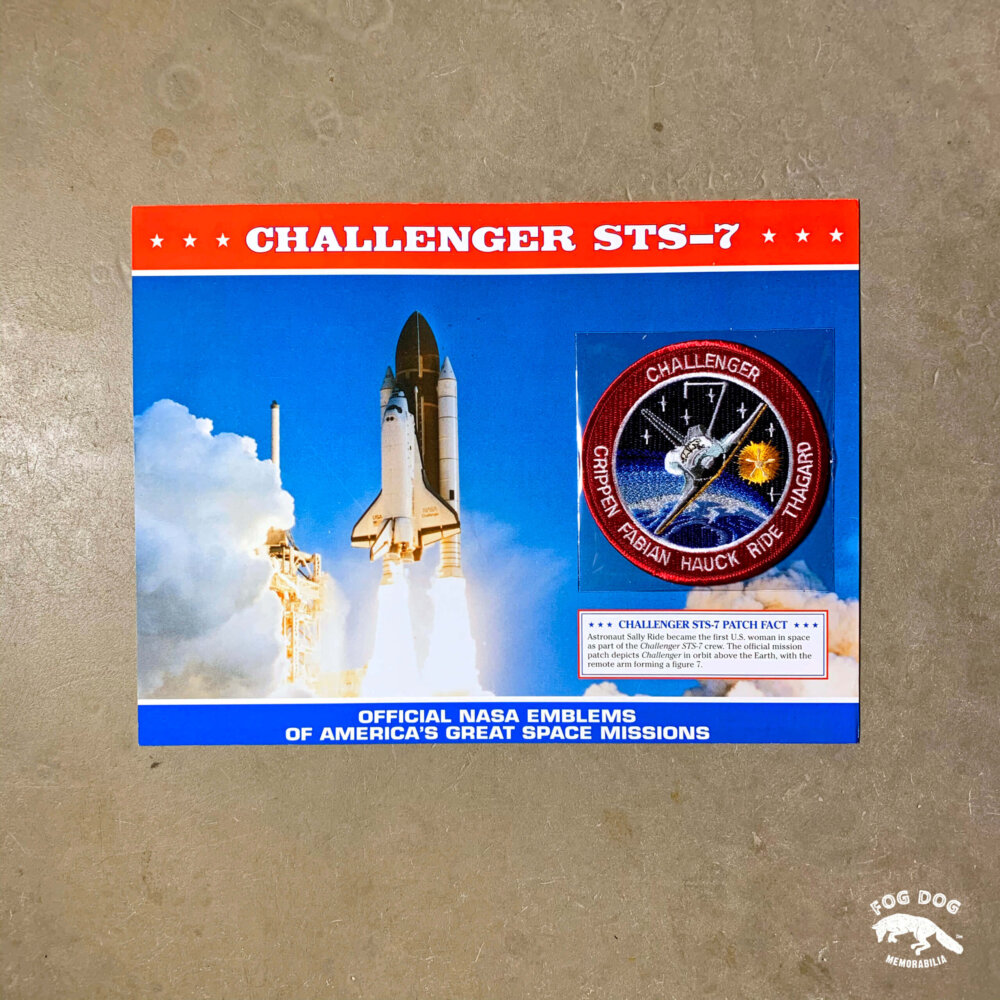 Oficiální textilní nášivka NASA - CHALLENGER STS-7