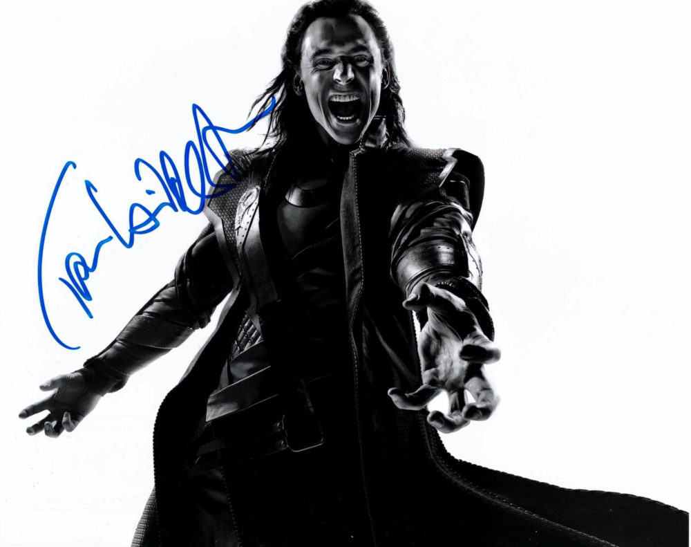 Tom Hiddleston - autogram