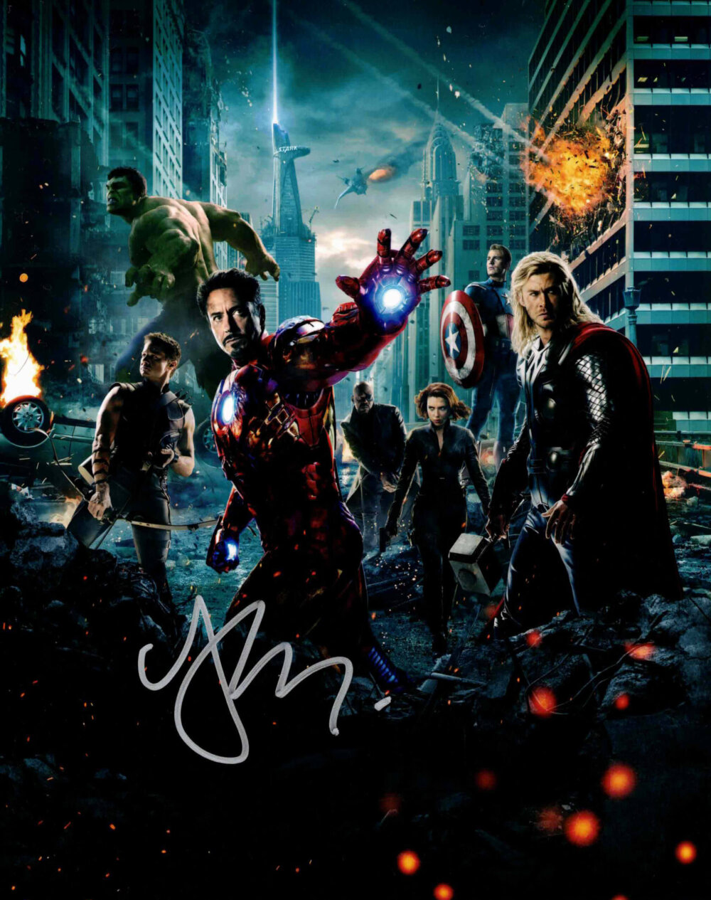 Robert Downey Jr. / Iron Man - autogram