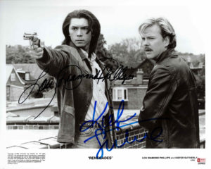 Kiefer Sutherland & Lou Diamond Phillips - autogram