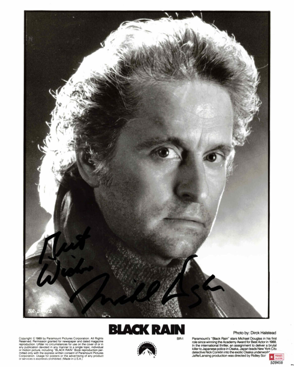 Michael Douglas - autogram
