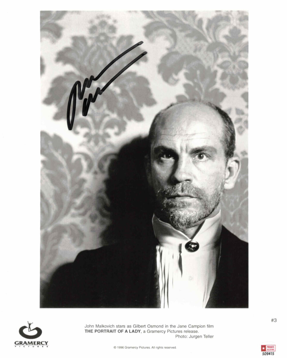 John Malkovich - autogram