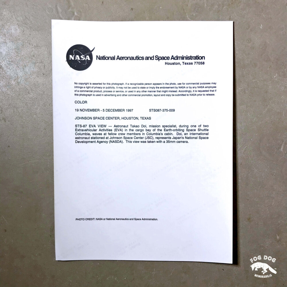 Oficiální fotografie NASA, číslovaná (1997)