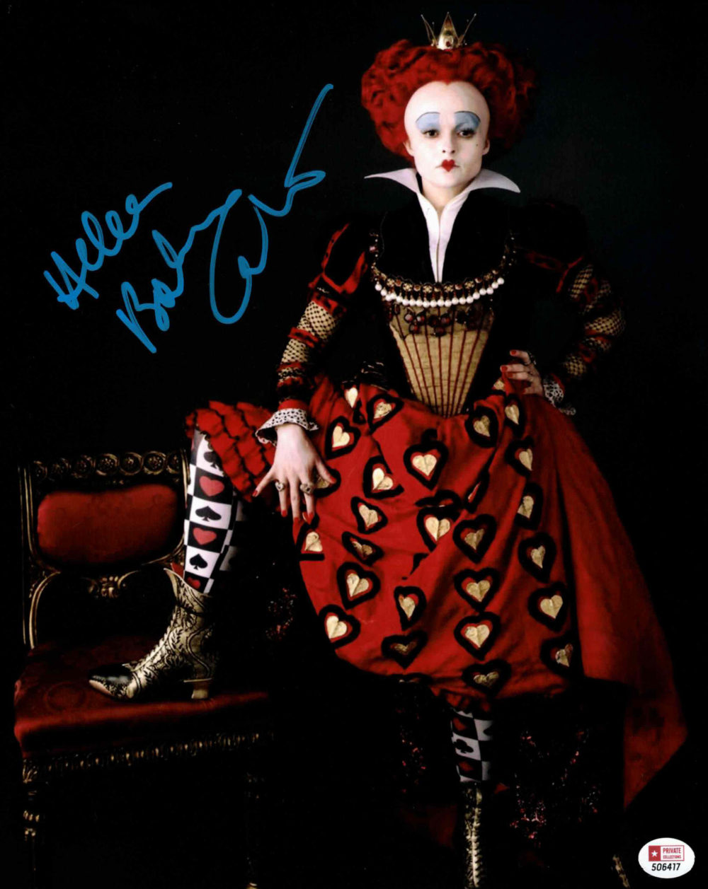 Helena Bonham Carter - autogram