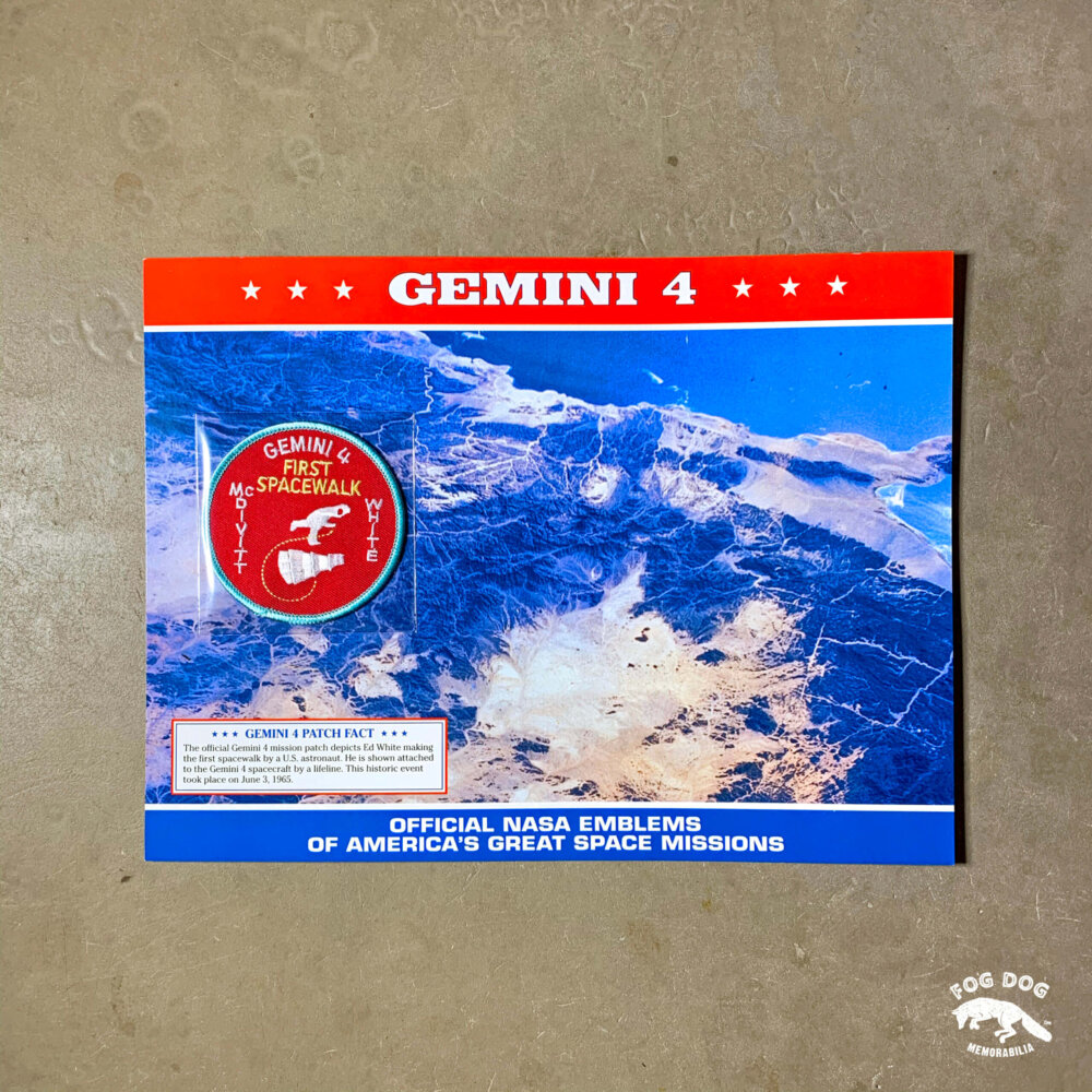 Oficiální textilní nášivka NASA - GEMINI 4