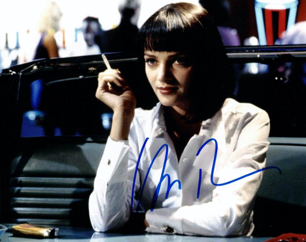 Uma Thurman / Pulp fiction - autogram