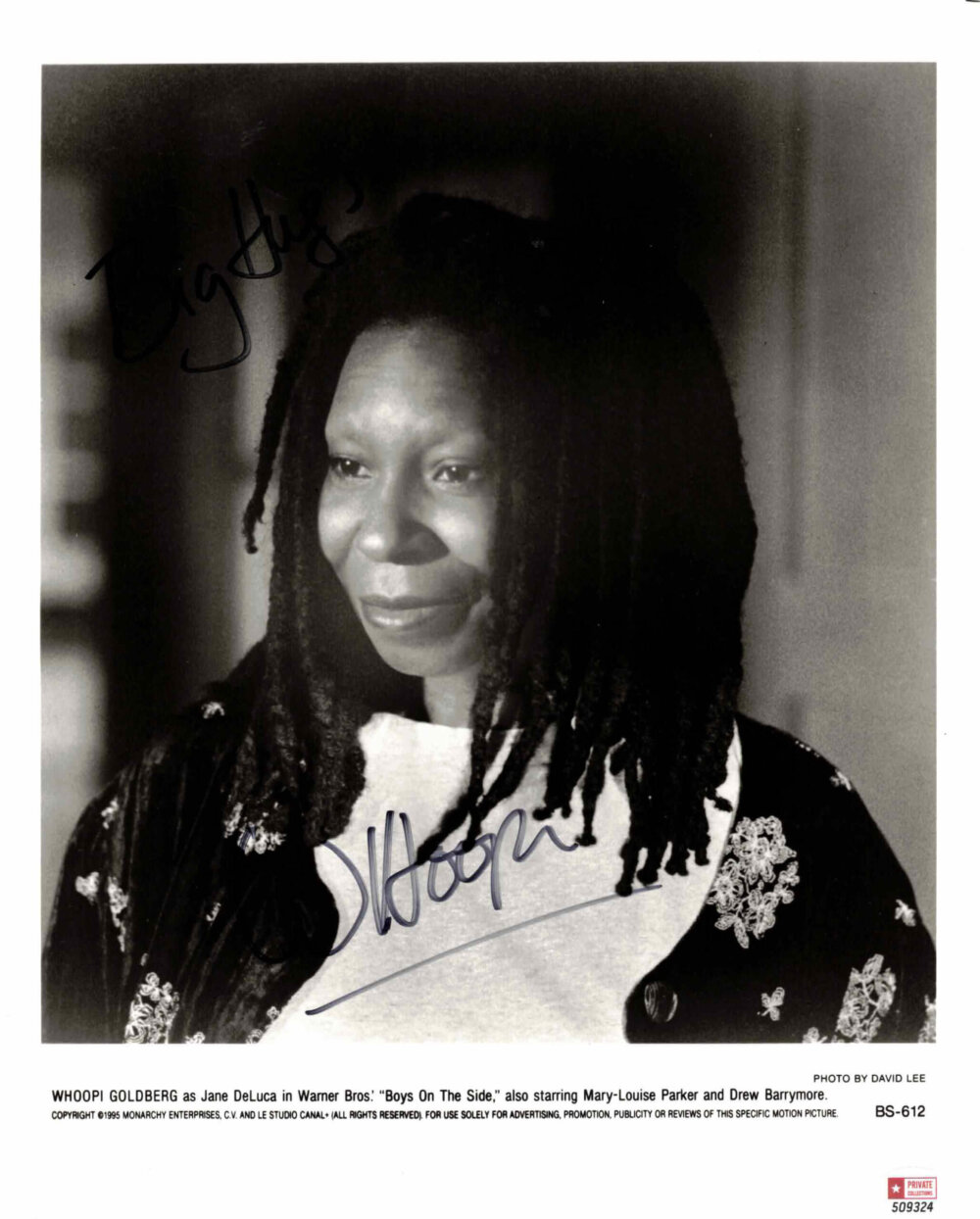Whoopi Goldberg - autogram