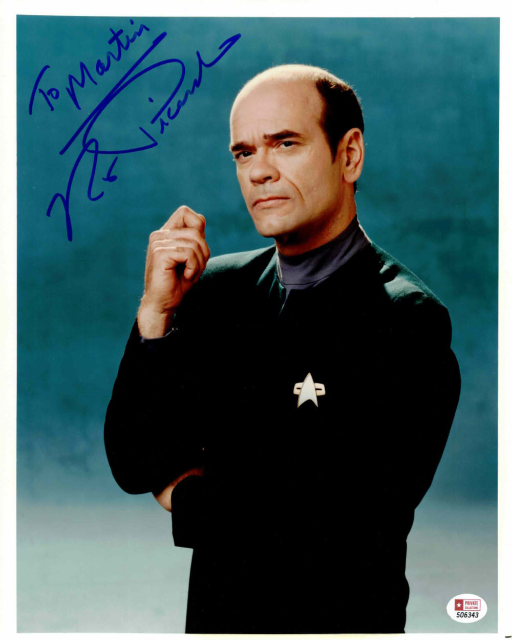 Robert Picardo / Star Trek - autogram