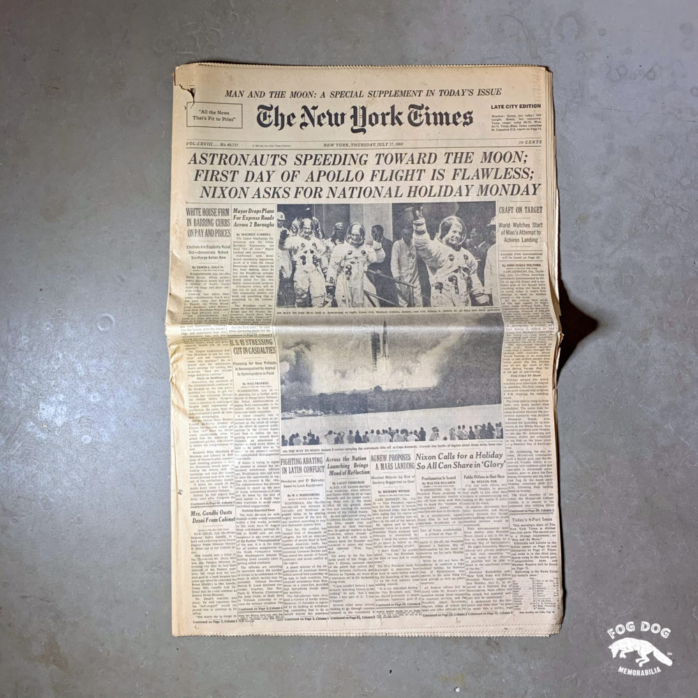 Vydání novin z 17.7.1969 - NEW YORK TIMES