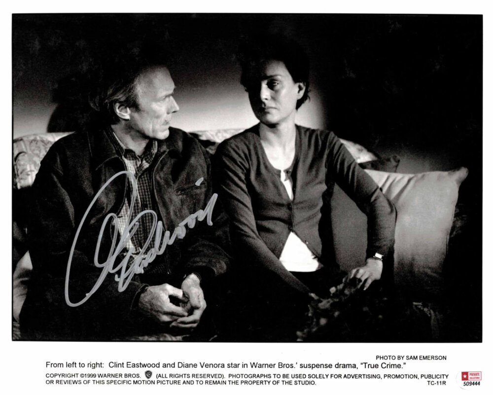 Clint Eastwood - autogram