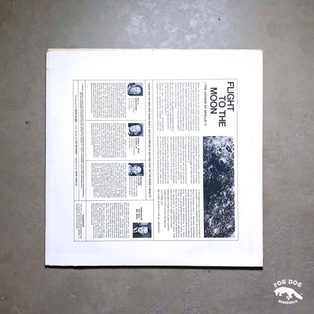 LP deska FLIGHT TO THE MOON - oficiální nahrávka