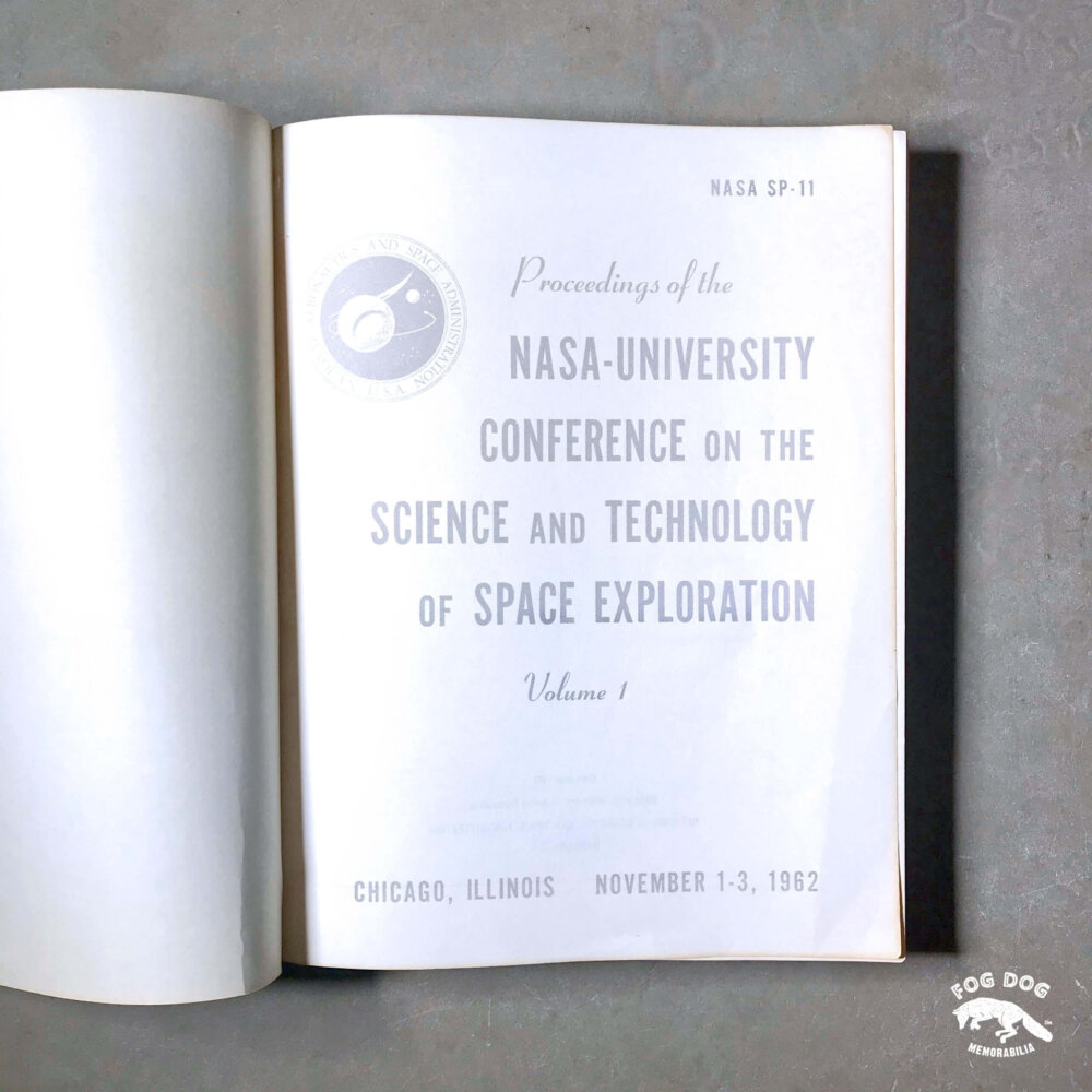 Příručka NASA - University Conference on Science, Space Exploration z roku 1962