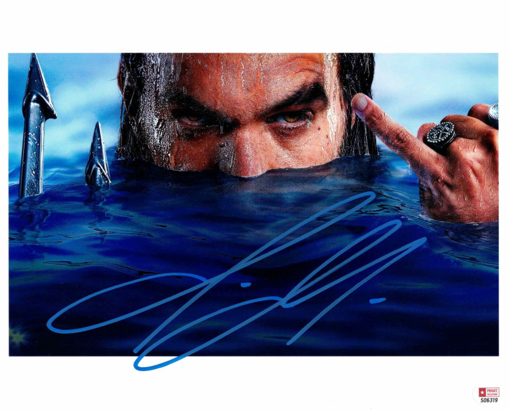 Jason Momoa / Aquaman - autogram