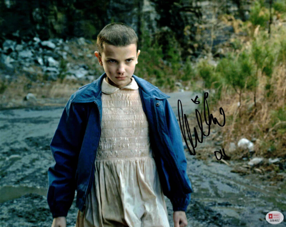 Millie Bobby Brown / Eleven, Stranger Things - autogram