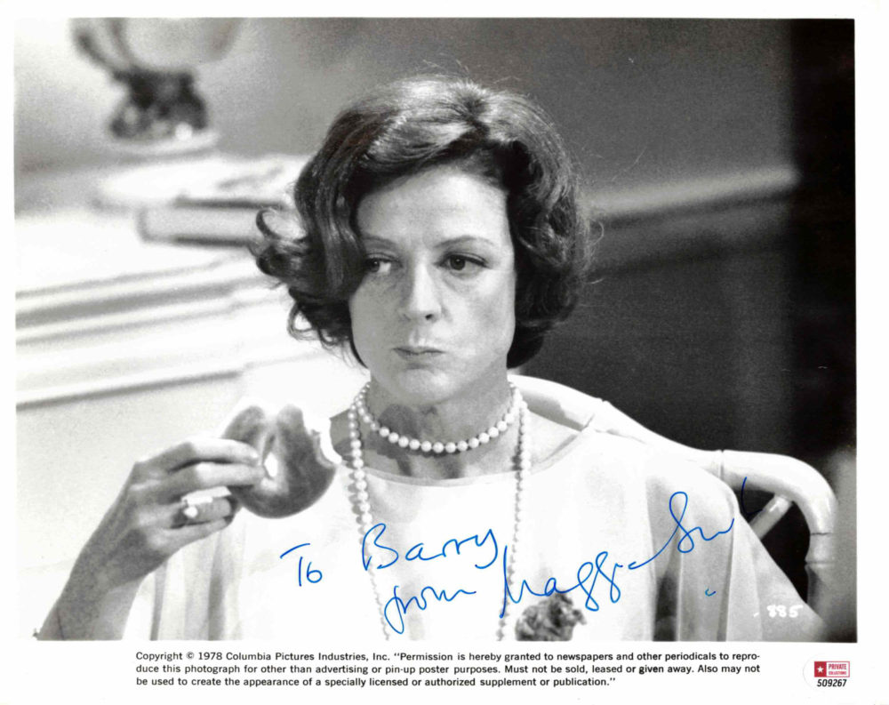 Maggie Smith - autogram