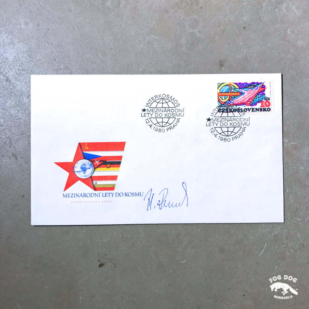 Autogram / astronaut Vladimír Remek - československý kosmonaut