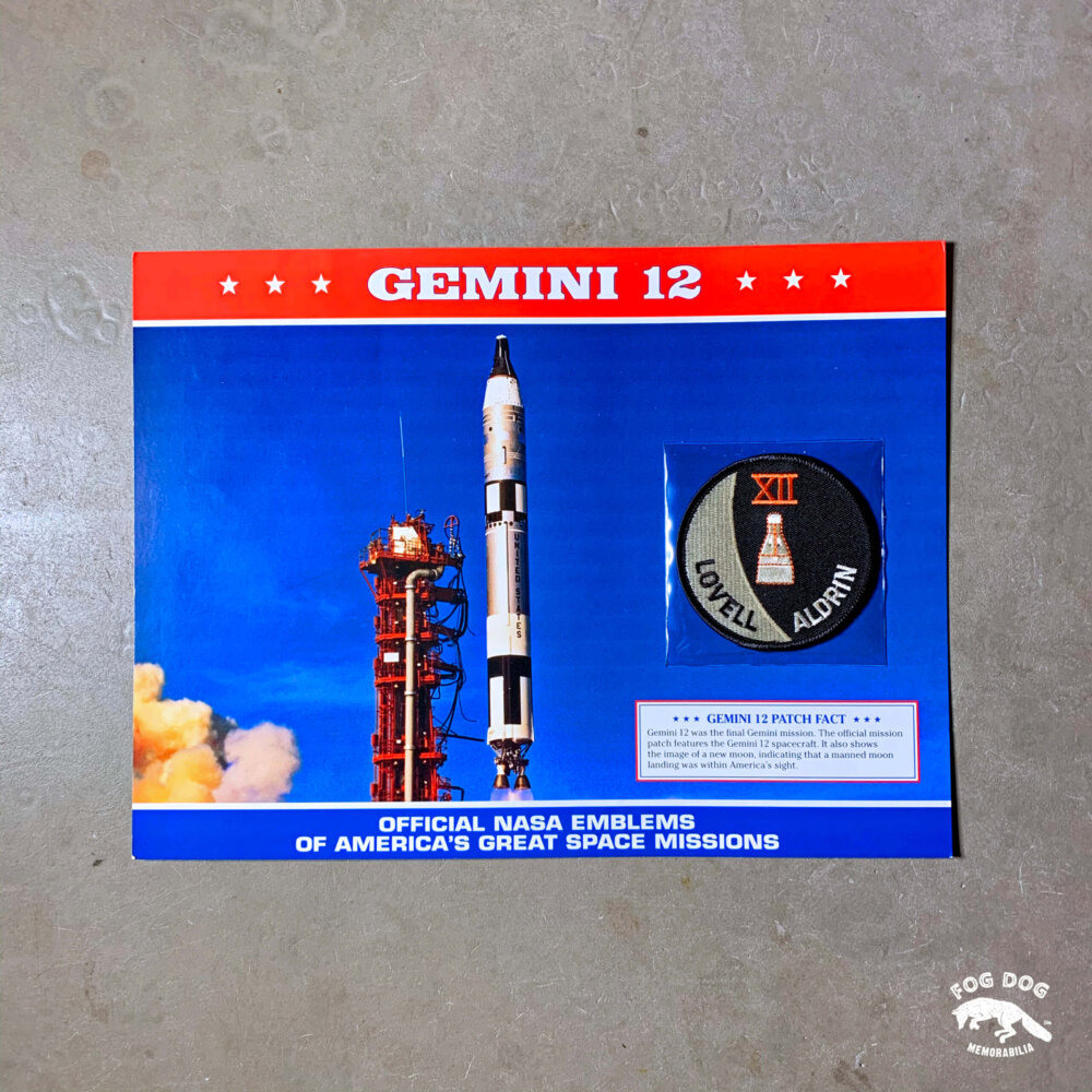 Oficiální textilní nášivka NASA - GEMINI 12