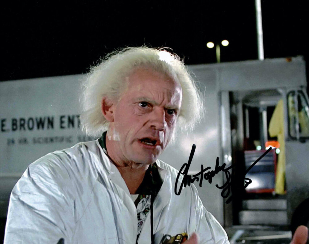 Christopher Lloyd / Návrat do budoucnosti - autogram