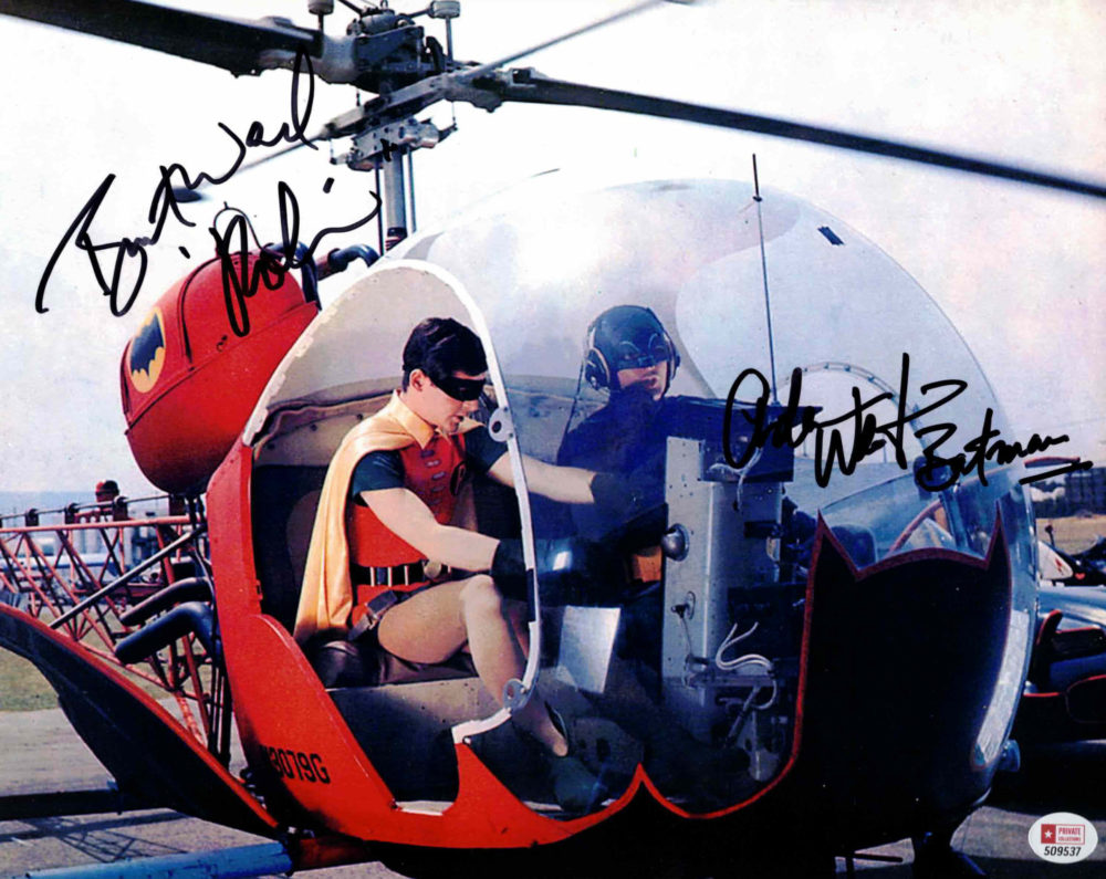 Adam West & Burt Ward / BATMAN - autogram