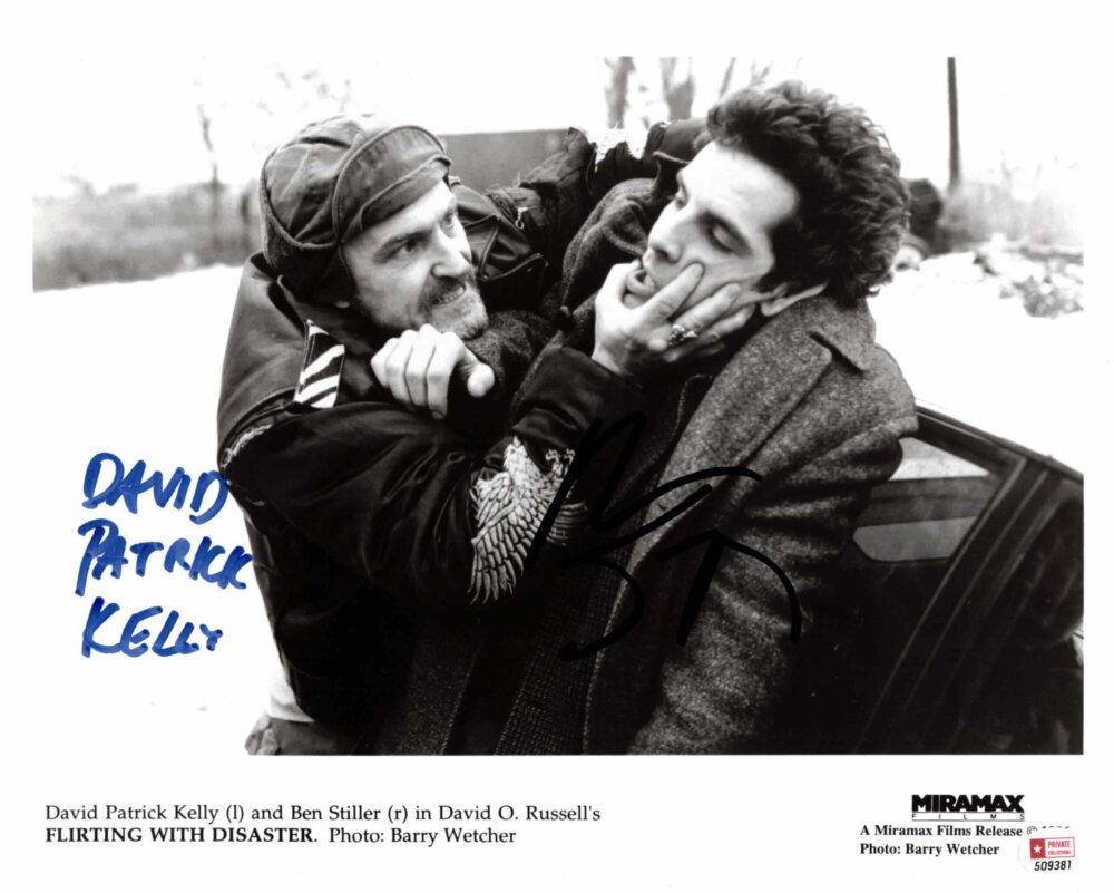 Ben Stiller & David Patrick Kelly - autogram