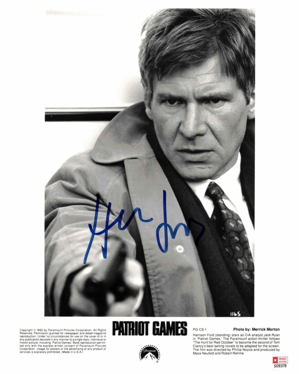 Harrison Ford - autogram