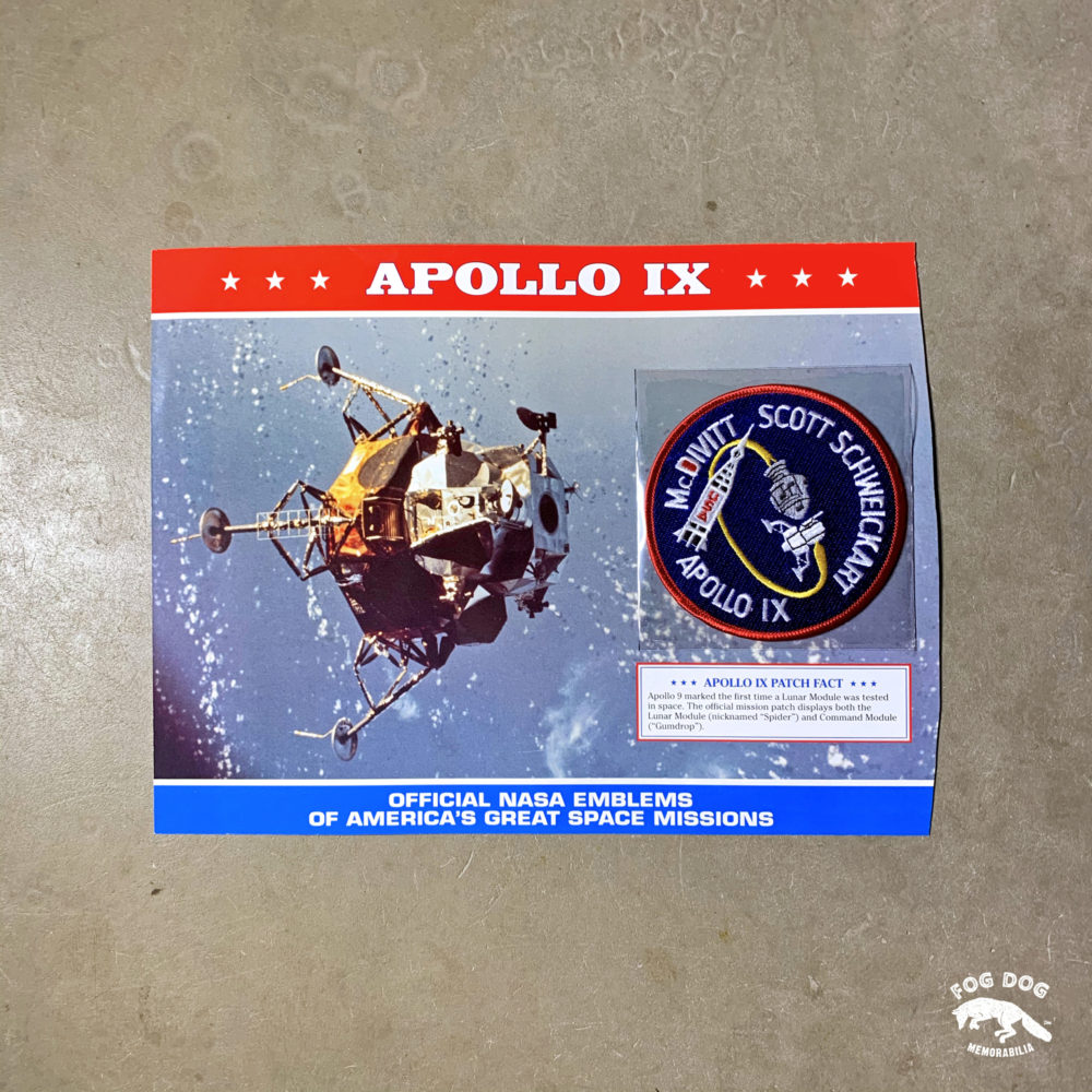 Oficiální textilní nášivka NASA - APOLLO IX