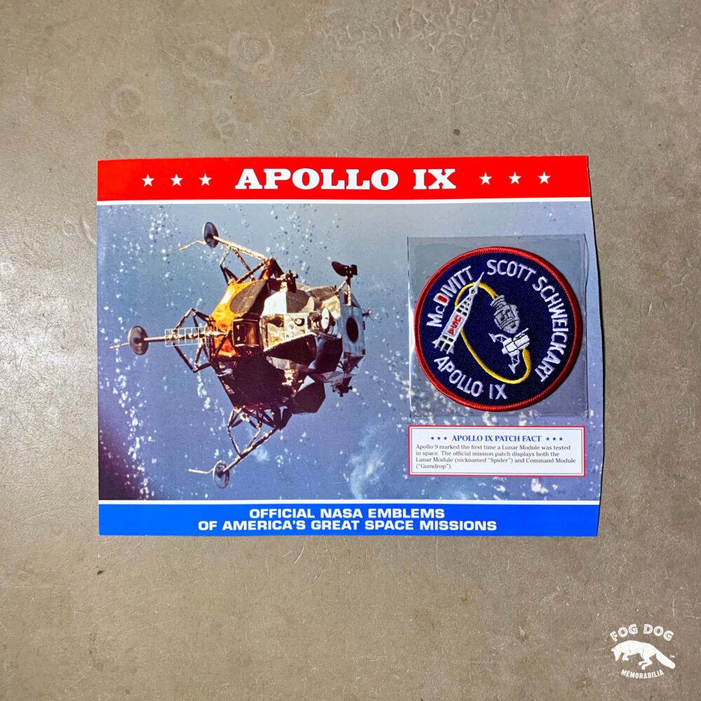 Oficiální textilní nášivka NASA - APOLLO IX