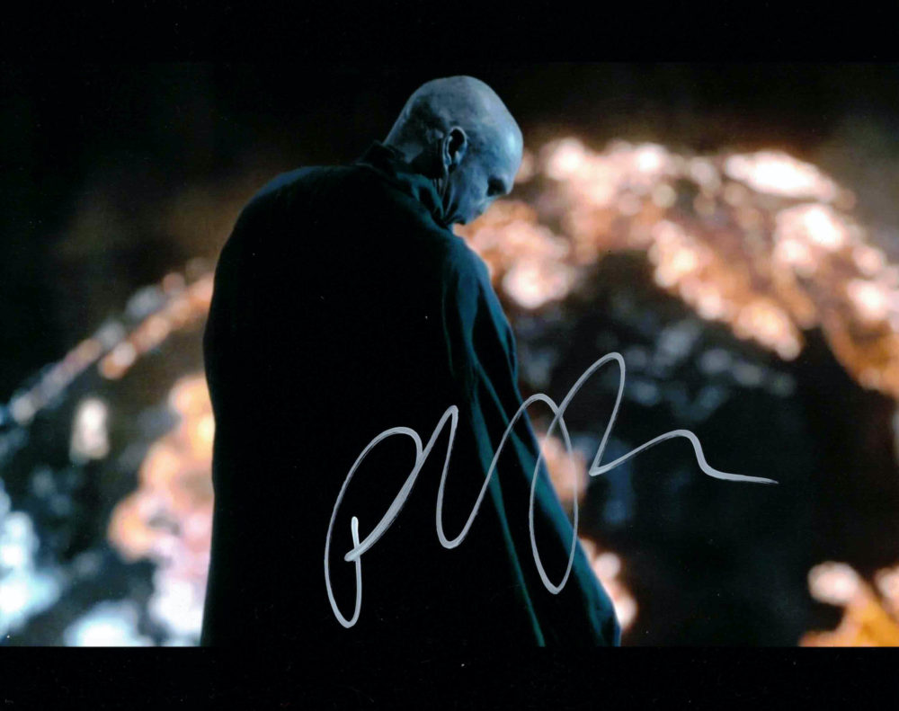 Ralph Fiennes / Lord Voldemort, Harry Potter - autogram
