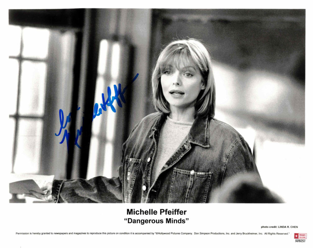 Michelle Pfeiffer - autogram