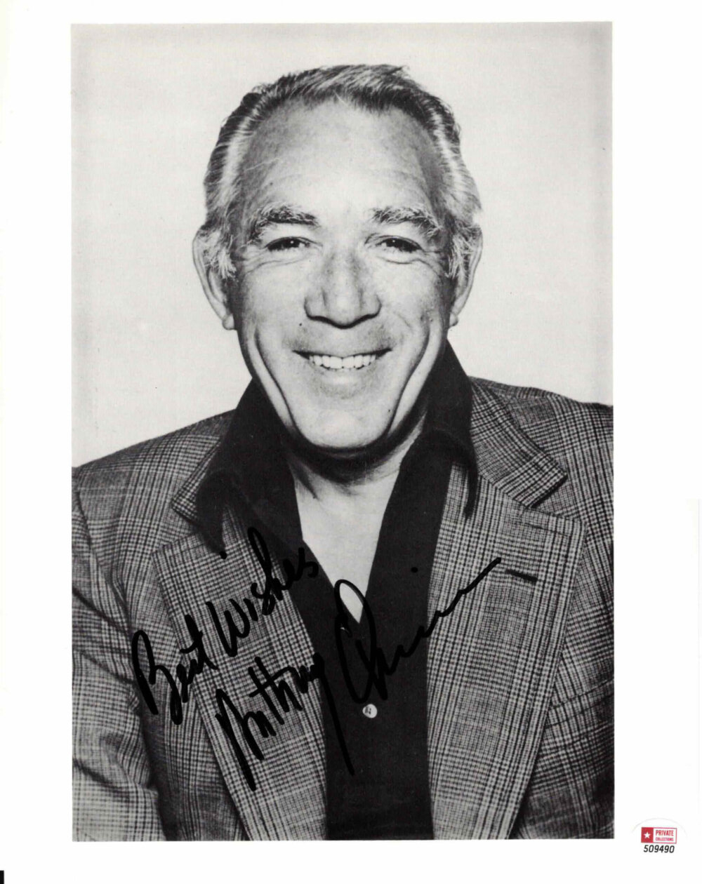 Anthony Quinn - autogram