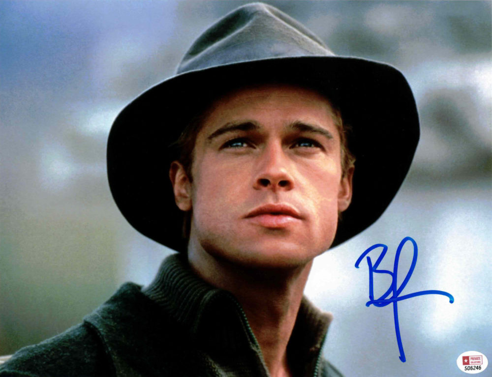 Brad Pitt - autogram
