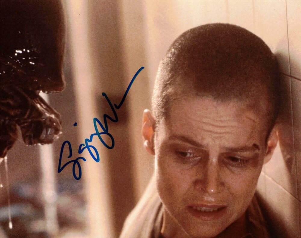 Sigourney Weaver / Vetřelec - autogram