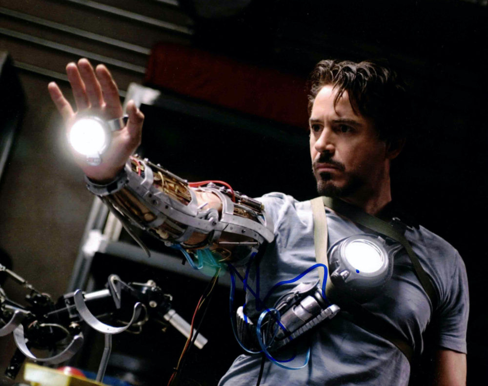 Robert Downey Jr. / Iron Man - autogram