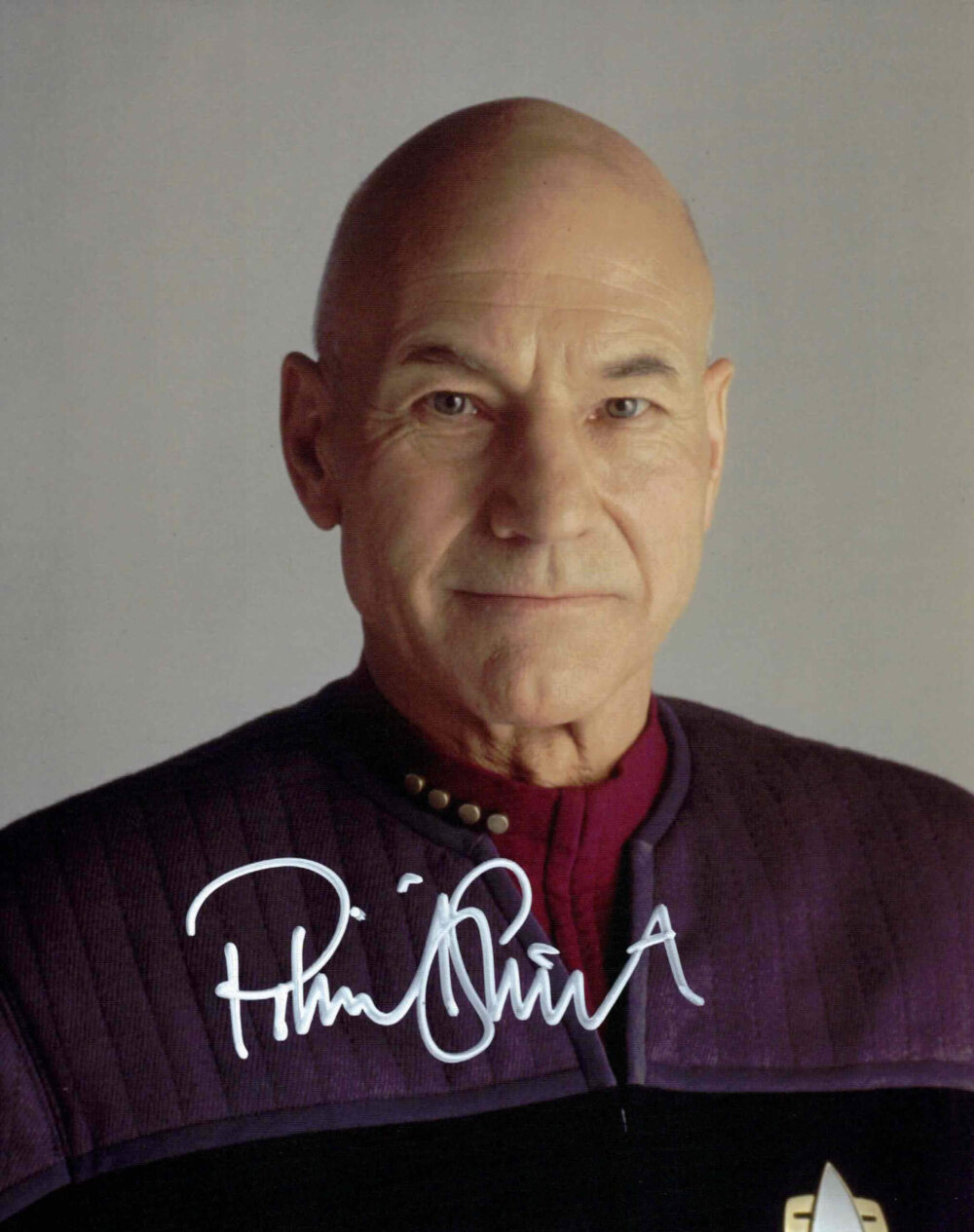 Patrick Stewart - autogram