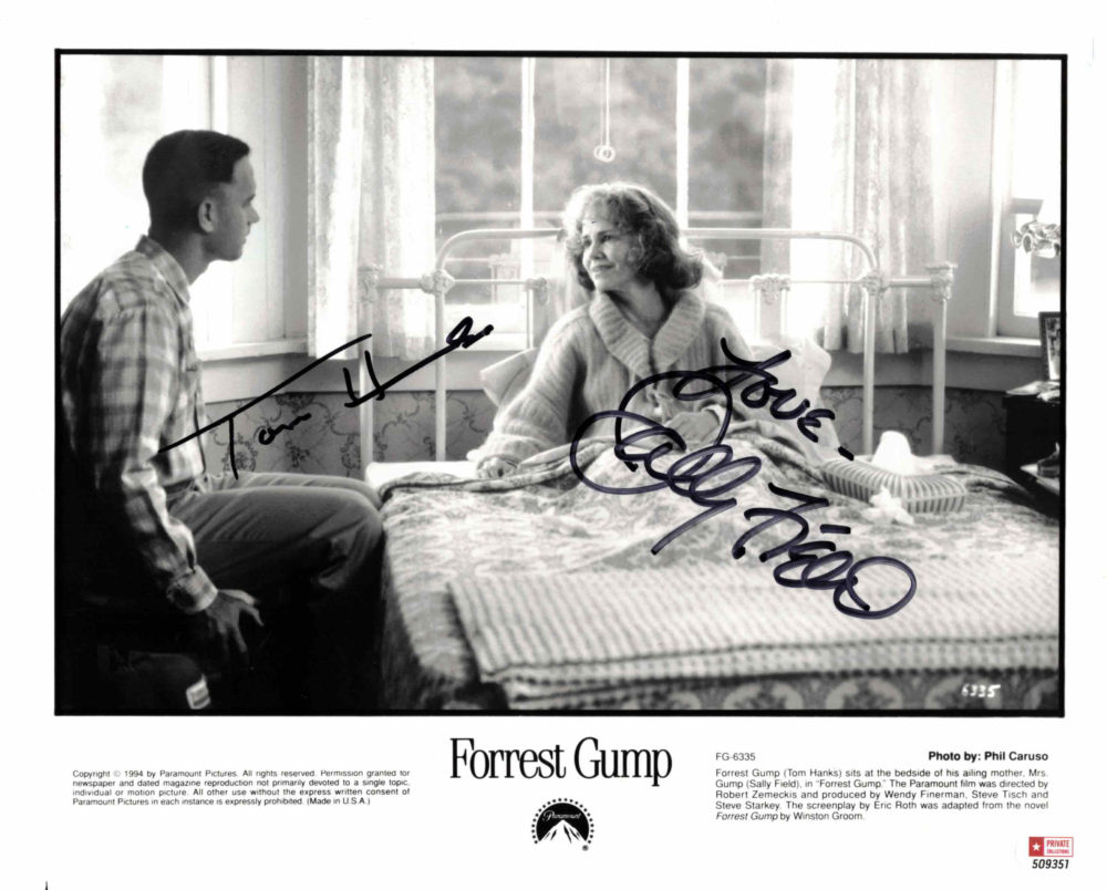 Tom Hanks & Sally Field / Forrest Gump - autogram