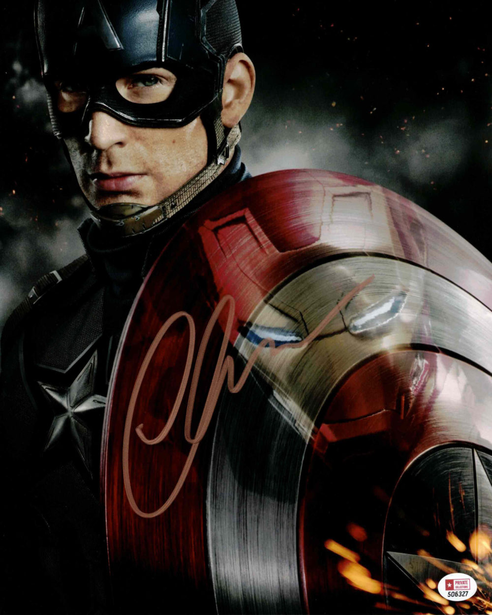 Chris Evans / Cpt. America, Avengers - autogram