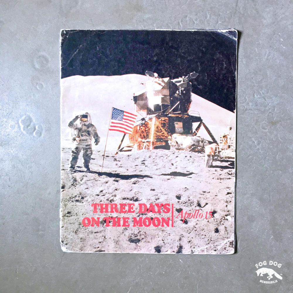Brožura 3 DAYS ON THE MOON - mise Apollo 15 (1971)