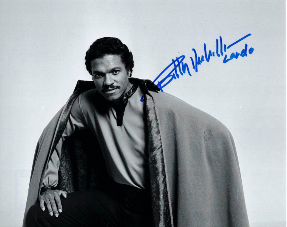 Billy Dee Williams / Lando Calrissian, Star Wars - autogram