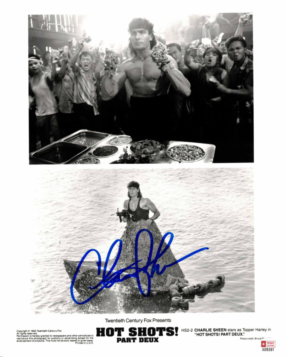 Charlie Sheen - autogram