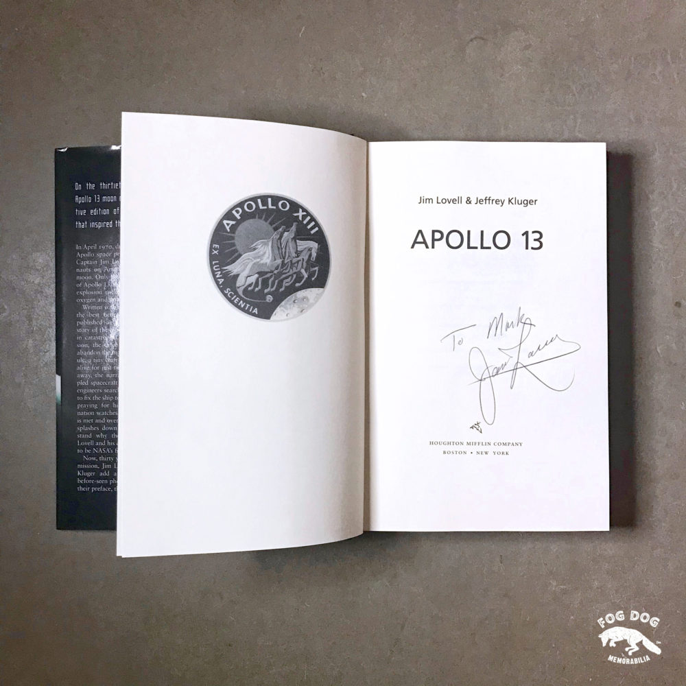 Autogram / Jim Lovell - kapitán poškozeného Apolla 13