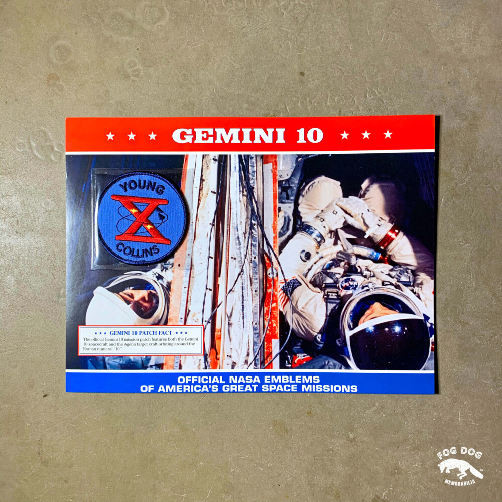 Oficiální textilní nášivka NASA - GEMINI 10