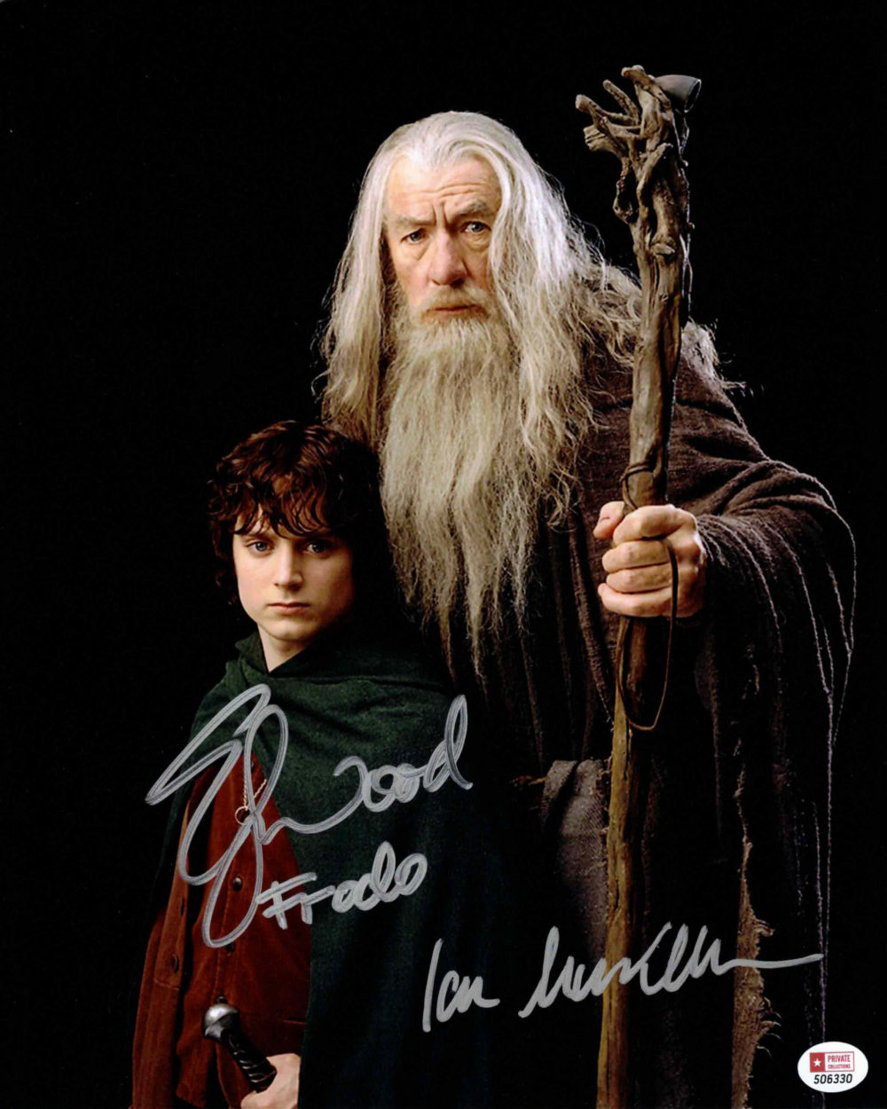 Ian McKellen & Elijah Wood / Frodo & Gandalf, Pán prstenů - autogram