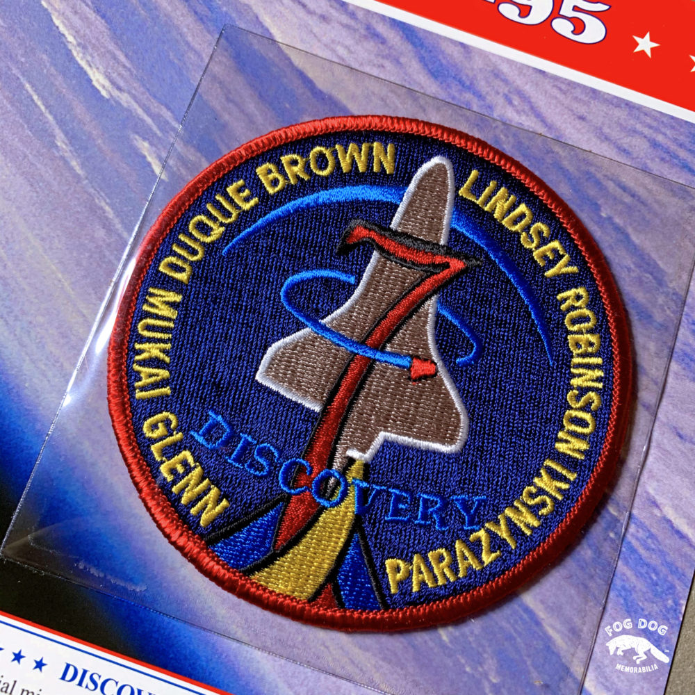 Oficiální textilní nášivka NASA - DISCOVERY STS-95