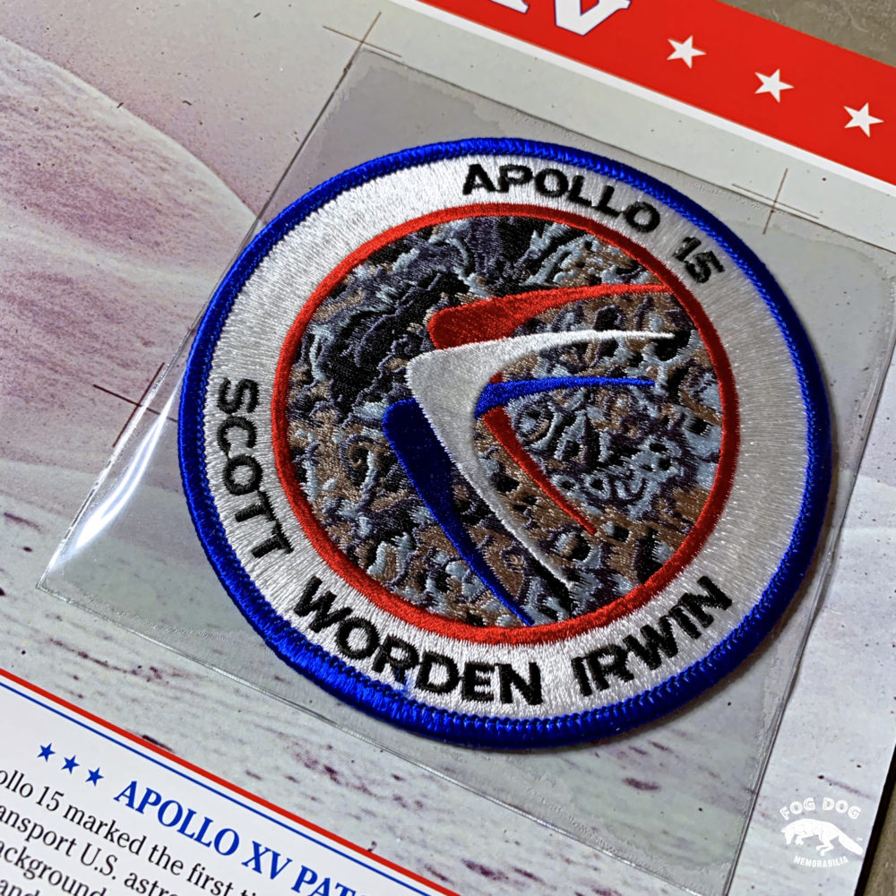 Oficiální textilní nášivka NASA - APOLLO XV