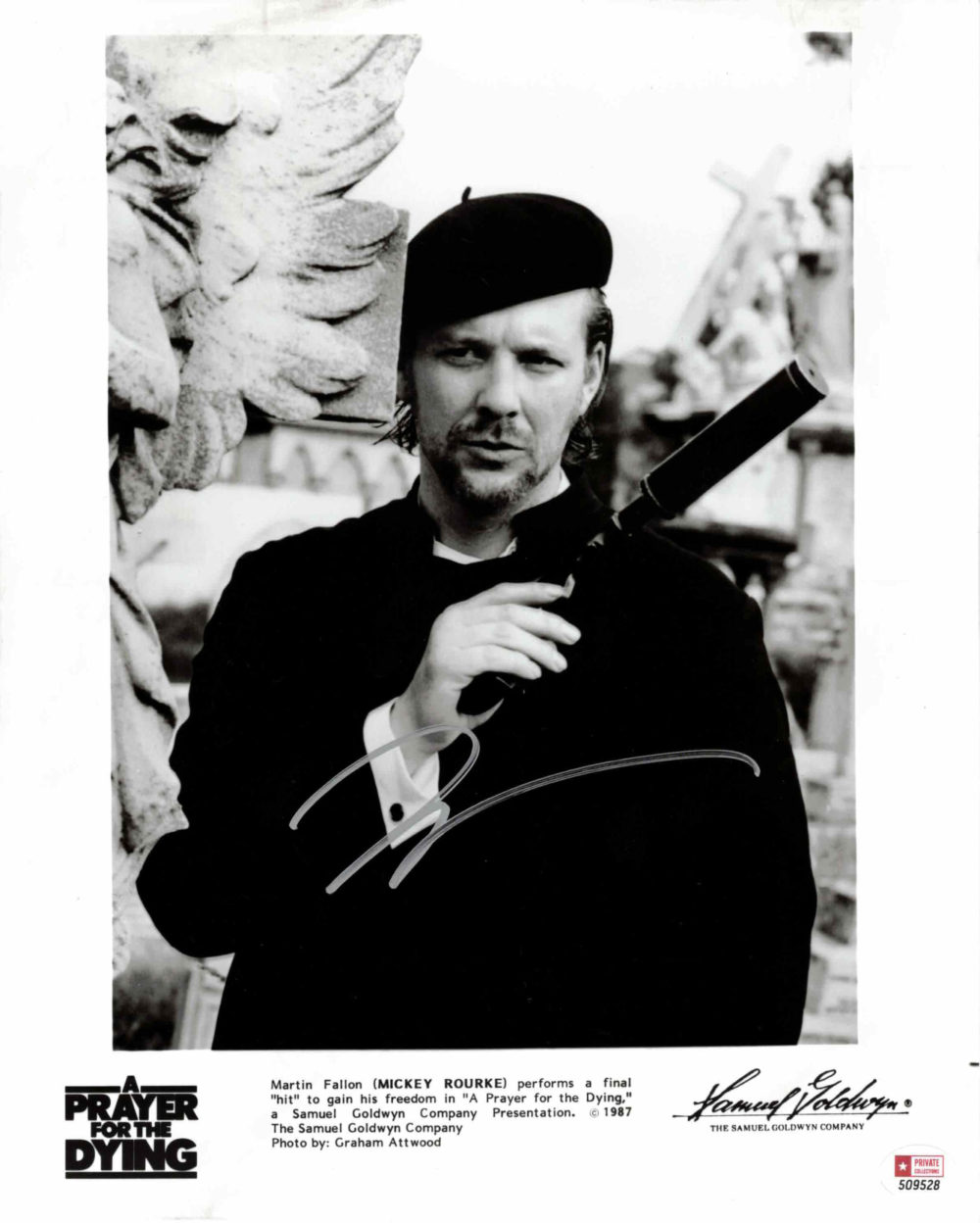 Mickey Rourke - autogram
