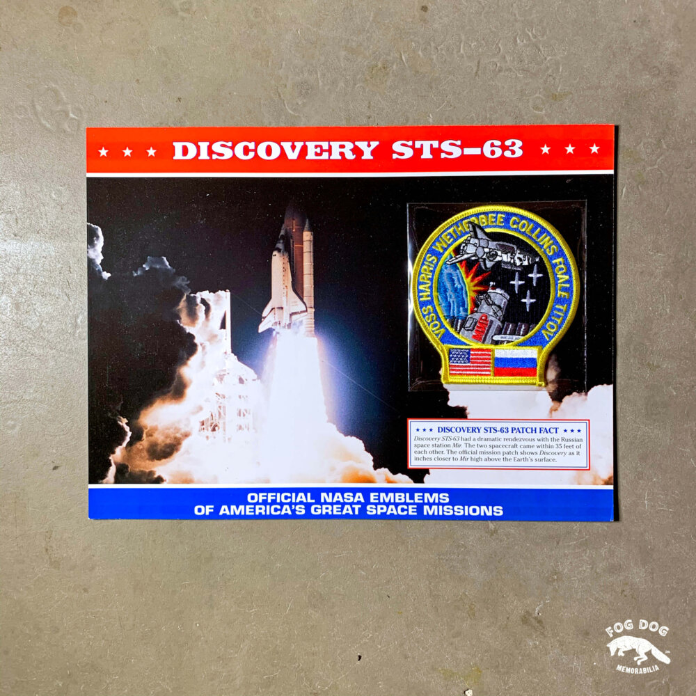 Oficiální textilní nášivka NASA - DISCOVERY STS-63