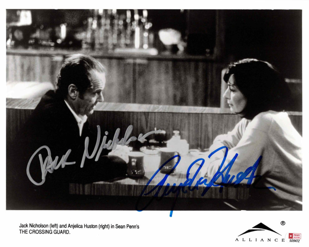 Anjelica Huston & Jack Nicholson - autogram